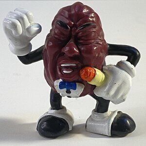 California Raisins 1987 Figurine with Microphone Vintage